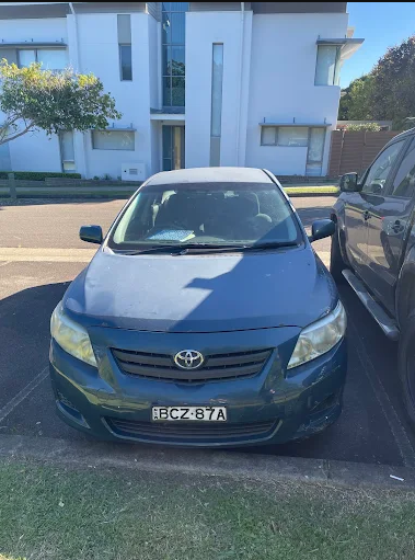 2010 Toyota Corolla purchased in Braddon